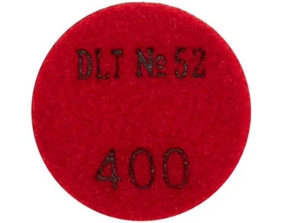 Круг алмазный гибкий шлифовальный DLT №52, Ø50мм, зерн.400 АГШК 2137