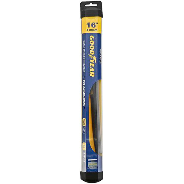 Щетка стеклоочистителя бескаркасная Goodyear FRAMELESS 16"/41 cm MULTICLIP GY000416