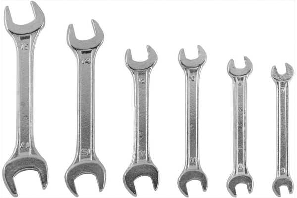 Набор ключей рожковых Kroft CS (6x7,8x9,10x11,12x13,14x15,16x17mm) 210206