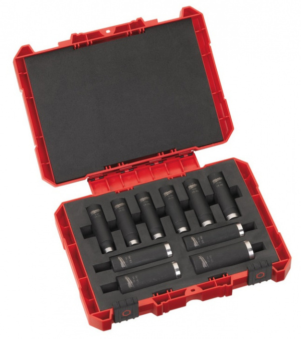 Набор головок ударных удлинённых Milwaukee Shockwave Impact Duty 1/2" 4932352861