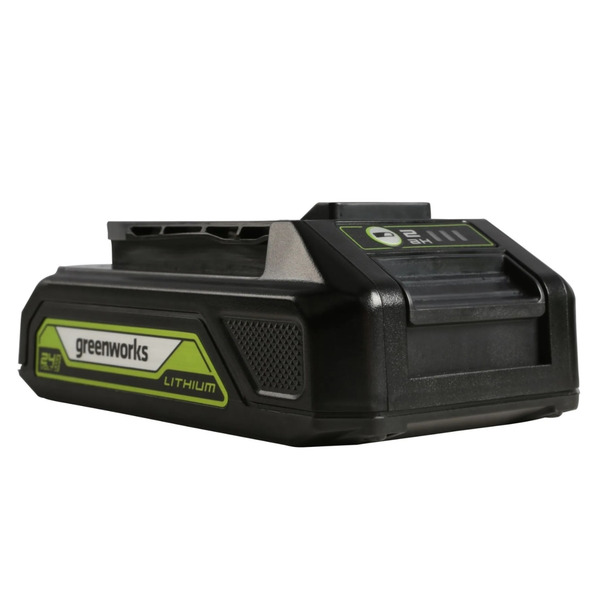 Аккумулятор GreenWorks G24USB2 24V, 2 А.ч. с USB 2939207 аккумулятор greenworks g24usb2 24 в 2 ач с usb разъемом