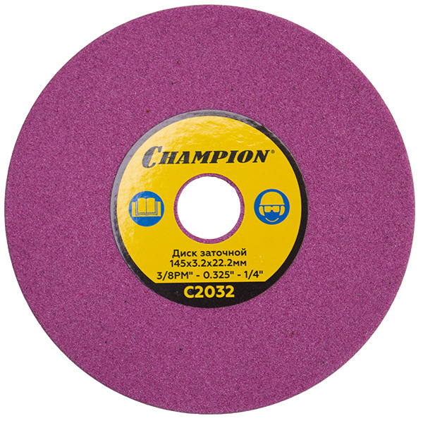 Диск заточной Champion 3/8PM" 0,325" 1/4 145*3,2*22,2 C2032