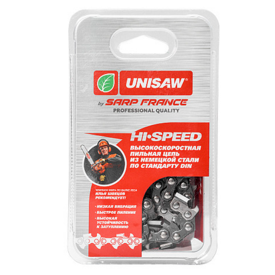 Цепь пильная Unisaw 16 3/8 1,3 55 звеньев SE3L55DL unisaw цепь professional quality 16 3 8 1 3 мм 55 звеньев unisaw se3l55dl