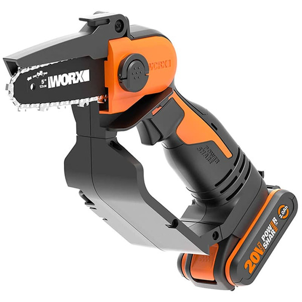 пила аккумуляторная worx wg324e 20в 2ач х1 зу 2а кейс Аккумуляторная пила цепная WORX WG324E акб 2Ач*1, зу 2А WG324E