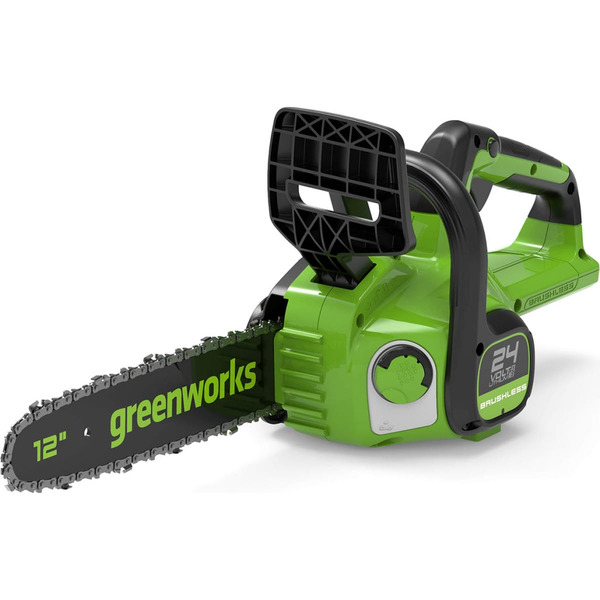 Аккумуляторная пила цепная GreenWorks GD24CS30K4 c АКБ 4АЧ и З/у 2007007UB greenworks аккумуляторная пила цепная greenworks gd40cs20x без акб и з у 2008807