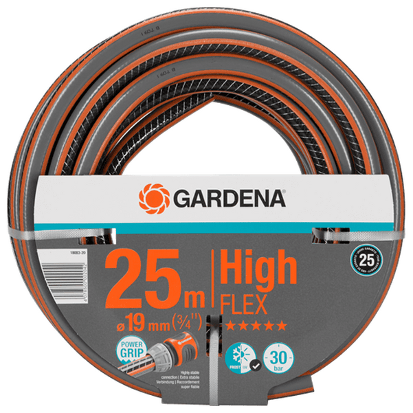 Шланг Gardena HighFlex 19мм 3/4 25м 18083-20.000.00 шланг gardena highflex 19мм 3 4 25м 18083 20 000 00