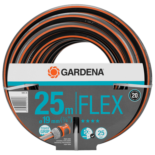 Шланг Gardena Flex 19мм 3/4 25м 18053-20.000.00 шланг gardena 18055 flex d3 4 50м