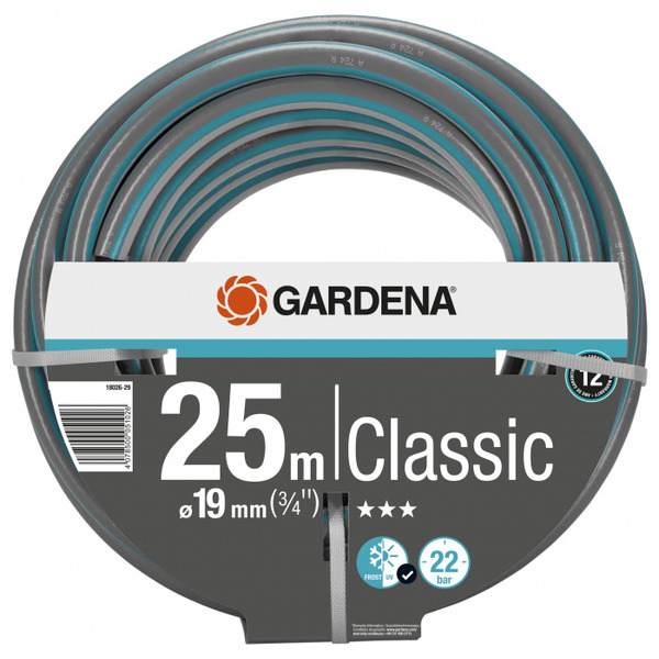 Шланг Gardena Classic 19мм 3/4 25м 18026-29.000.00 шланг gardena classic 3 4 20м 18022 20 000 00