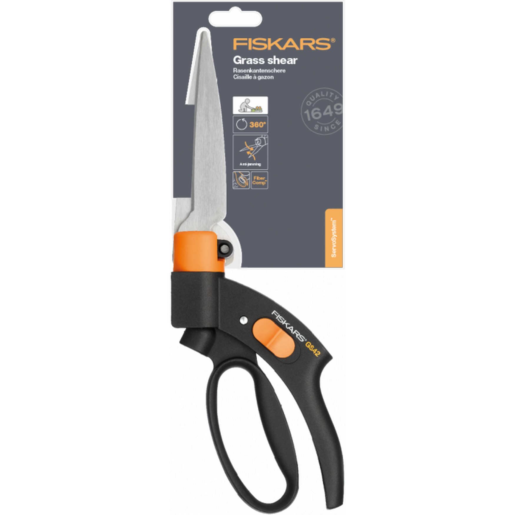 Ножницы для травы Fiskars GS42 1000589 цена и фото