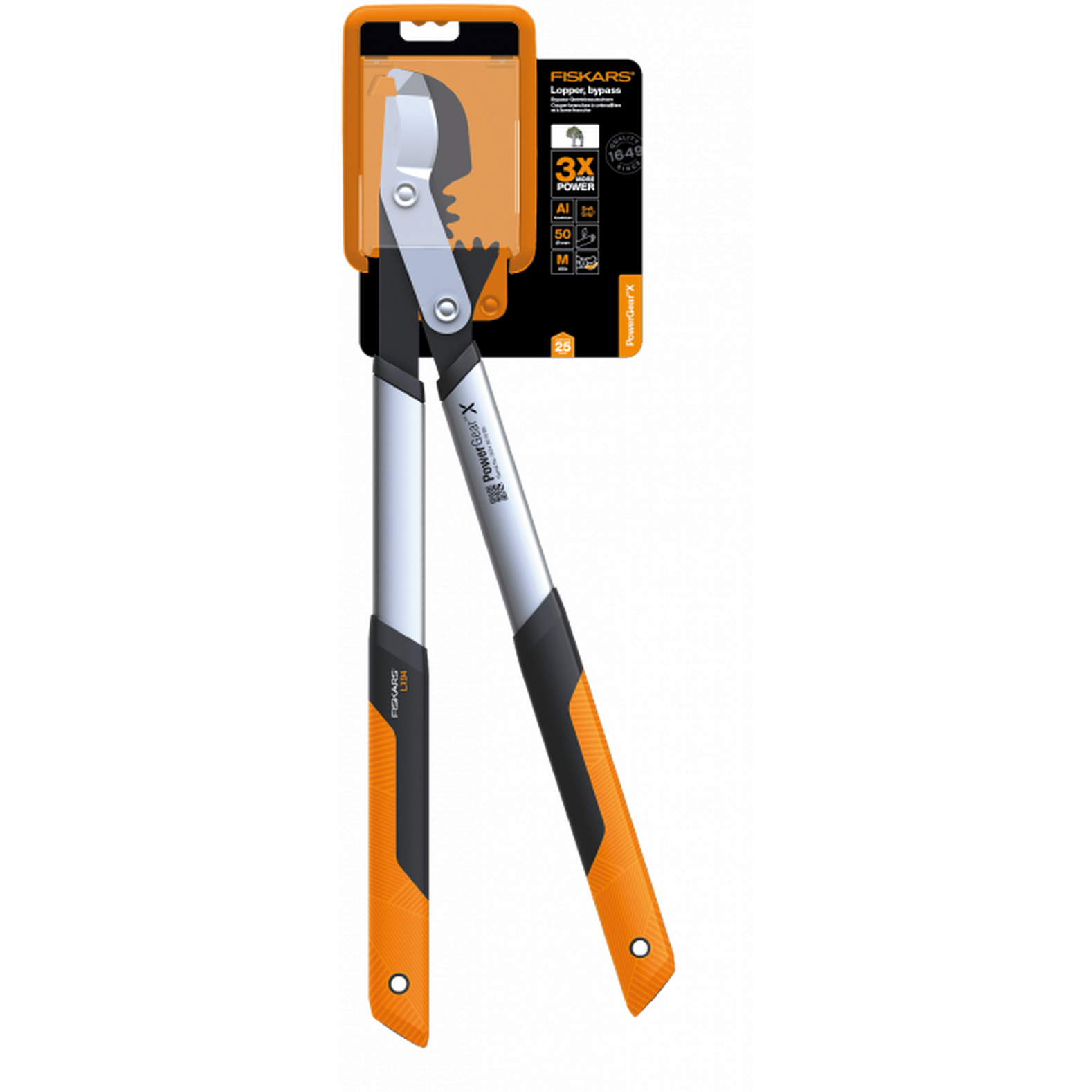 Сучкорез Fiskars PowerGear X LX94 плоскостной 1020187