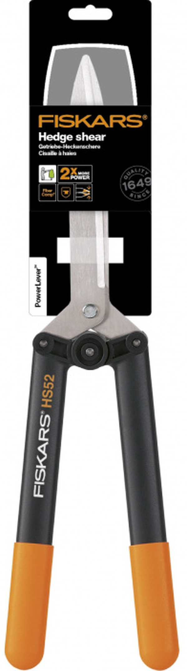 Ножницы для живой изгороди Fiskars PowerLever HS52 1001564
