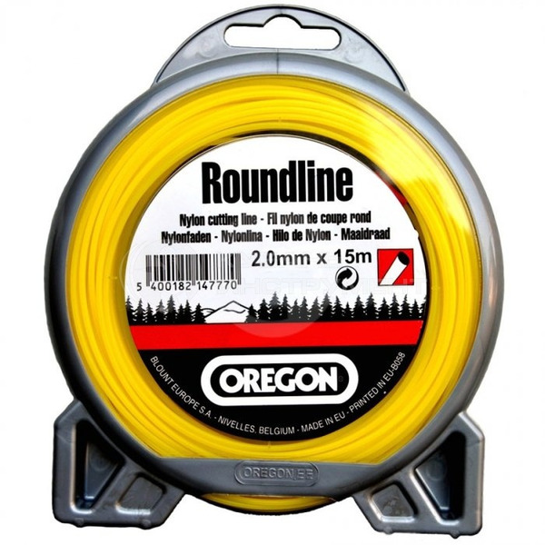 Леска Oregon Roundline 2,0мм*15м желтая 90152E