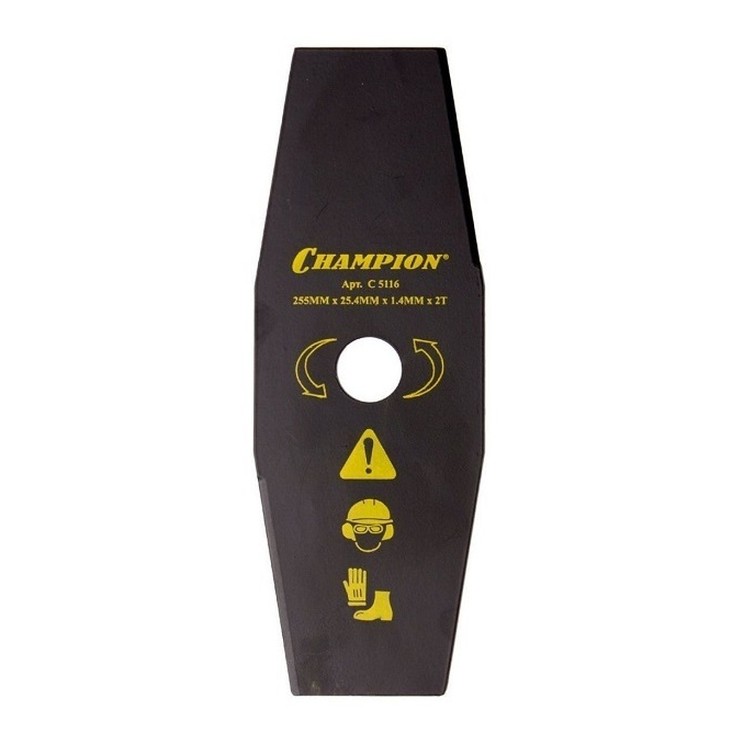 Нож Champion для жесткой травы 2/255/25,4 C5116 champion нож champion для жесткой травы 2 255 20 c5117
