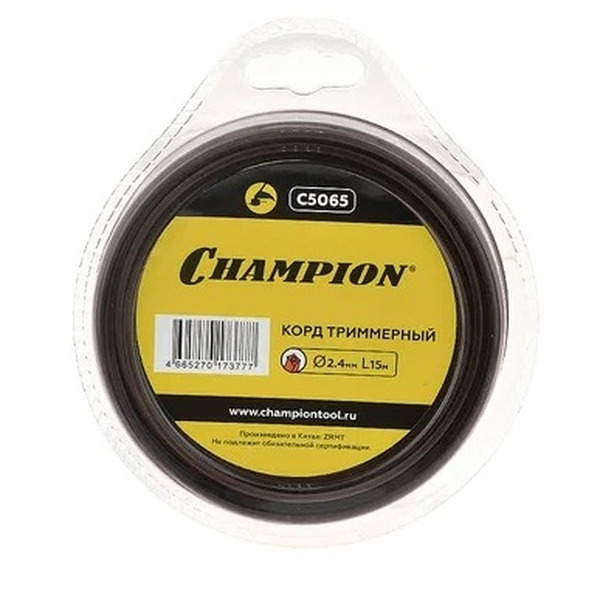 Леска Champion Nylplus Square 2,4мм*15м квадрат C5065