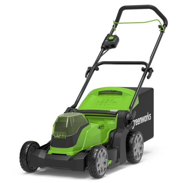 Аккумуляторная газонокосилка GreenWorks G24X2LM41, 2*24V, 41 см, без АКБ и ЗУ 2512607 газонокосилка greenworks g24x2lm41 без акб и зу