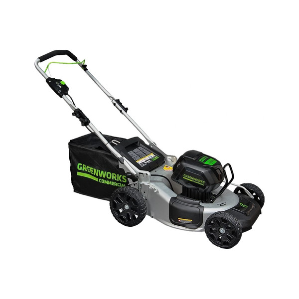 Аккумуляторная газонокосилка GreenWorks GD82LM51 2502007 газонокосилка greenworks gd82lm51 без акб и зу