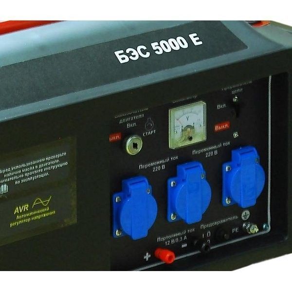 Генератор бензиновый Elitech БЭС 5000 Е