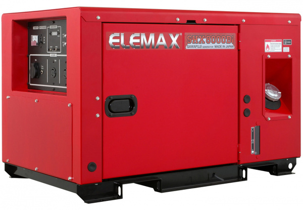 Генератор дизельный Elemax SHX 8000 Di-R