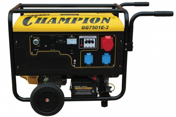 Генератор бензиновый Champion GG 7501 E-3