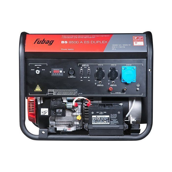 Генератор бензиновый Fubag BS 8500 A ES DUPLEX (641002) 641089