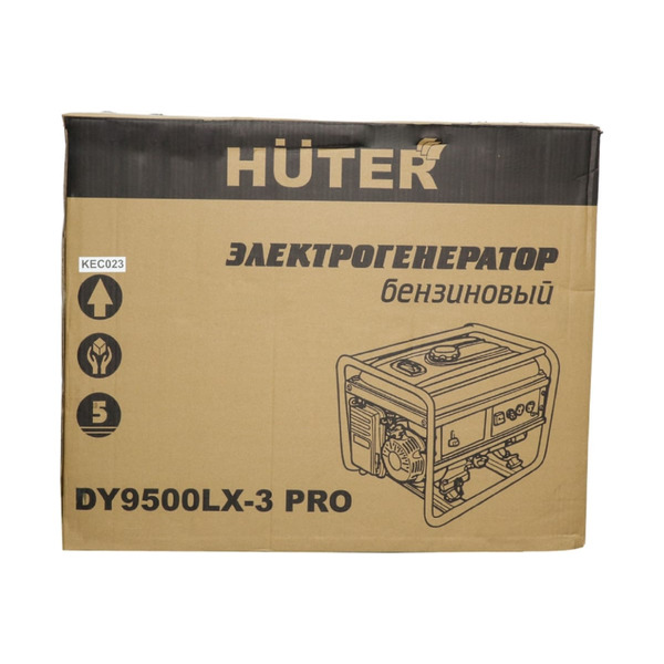 Генератор бензиновый Huter DY9500LX-3 Pro-электростартер 380В/220В 64/1/77
