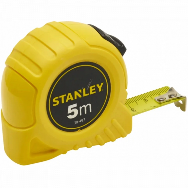 Рулетка Stanley 5м*19мм 0-30-497 рулетка 5м 19мм abs пластик автостоп matrix 32551