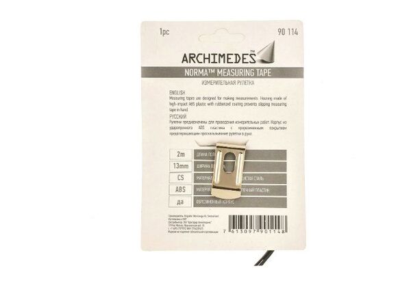 Рулетка Archimedes 2м*13мм 90114