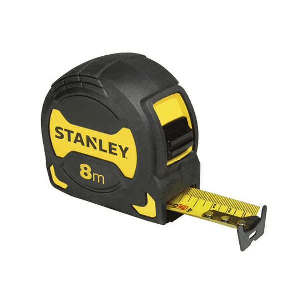 Рулетка Stanley Grip Tape 8м*28мм STHT0-33566 плоскогубцы stanley control grip 150 мм stht0 74456