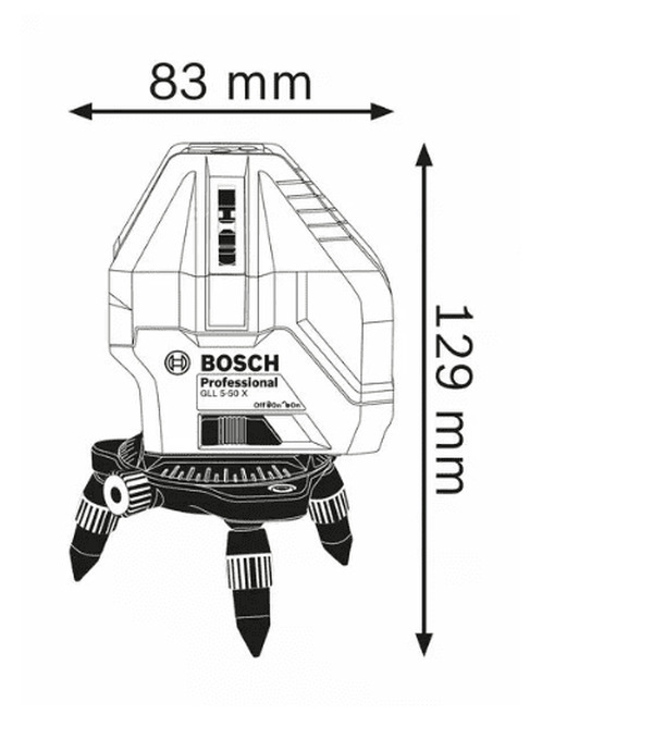 Нивелир лазерный Bosch GLL 5-50 X 0601063N00