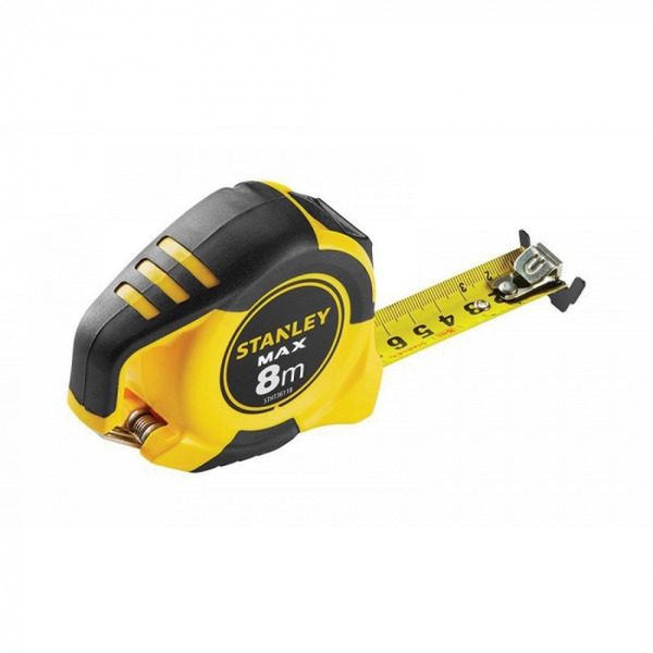 Рулетка Stanley Max 8м*28мм магн.зацеп STHT0-36118 stanley рулетка измерительная “stanley” 8м х 25мм б уп 1 30 457 шт