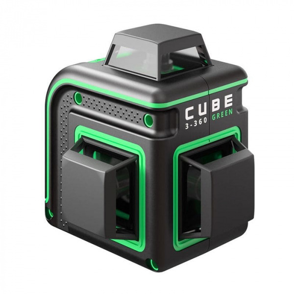 Нивелир лазерный ADA CUBE 3-360 GREEN Basic Edition А00560 уровень лазерный ada cube 3 360 green basic edition а00560