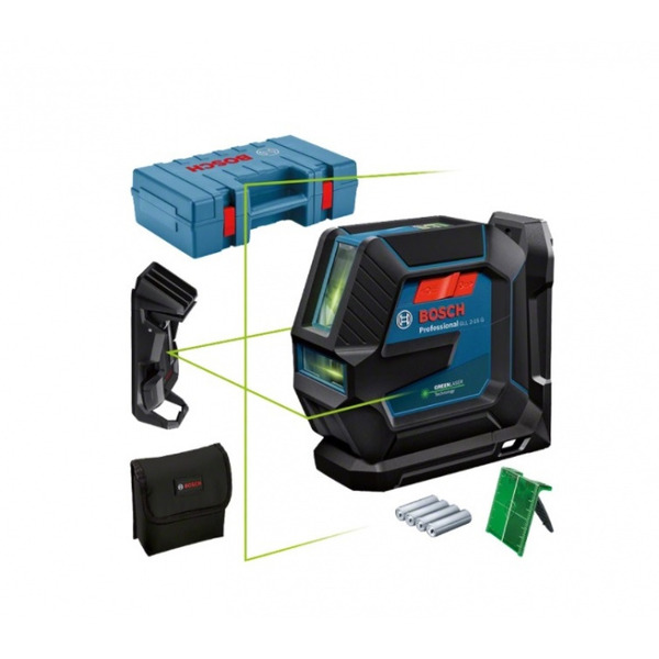 Нивелир лазерный Bosch GLL 2-15G + LB10 + клипса + кейс 0601063W02