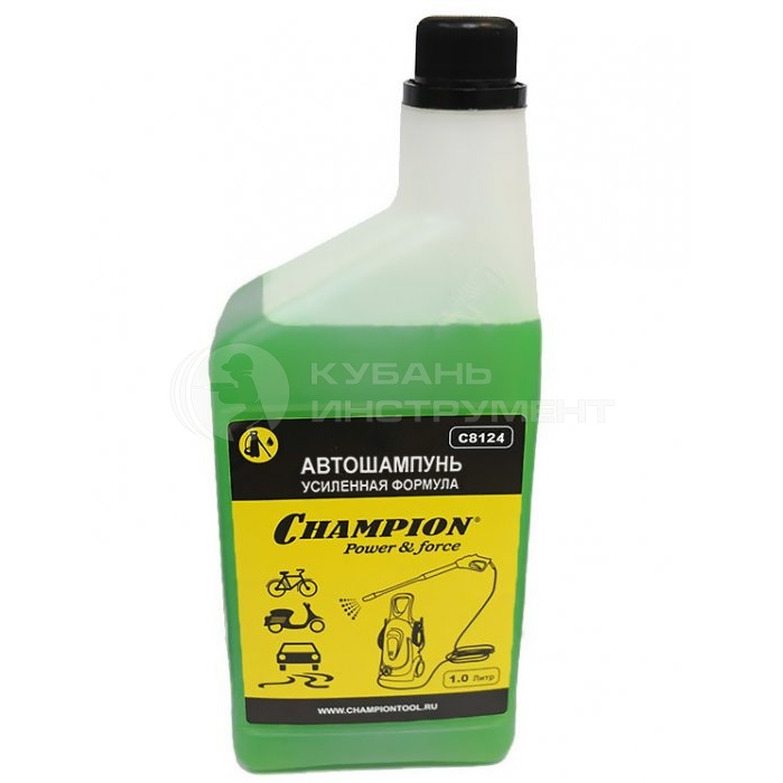 Автошампунь Champion 1л C8124 автошампунь karcher k parts soft 1л 9 605 610 0