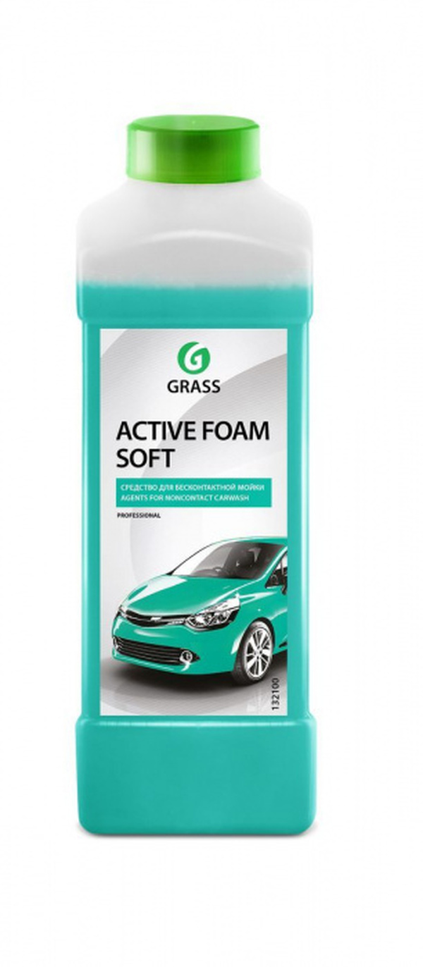 Средство для бесконтактной мойки Grass Активная пена Active Foam Soft 1л 700201