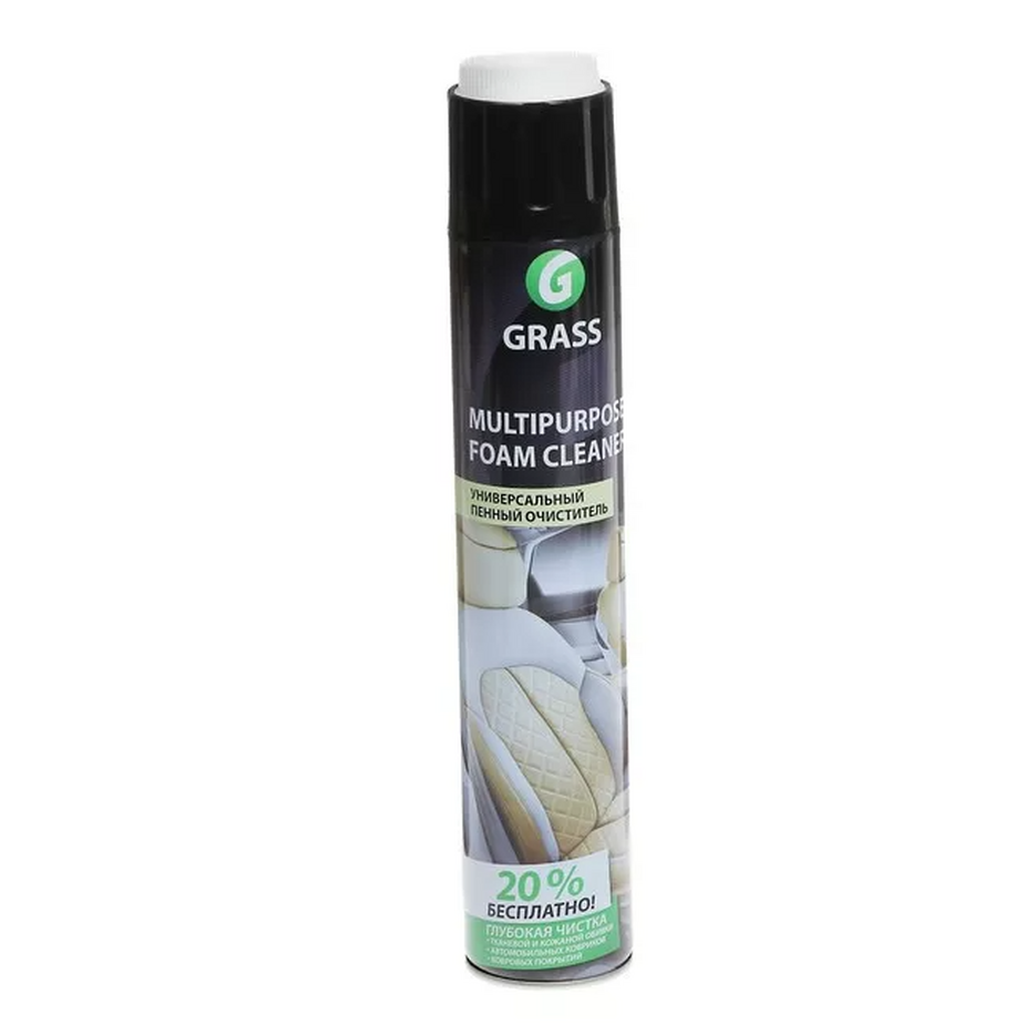 Универсальный пенный очиститель GraSS Multipurpose Foam Cleaner 750мл с щеткой 112117 полироль очиститель пластика grass dashboard cleaner ваниль 750мл 120107 4