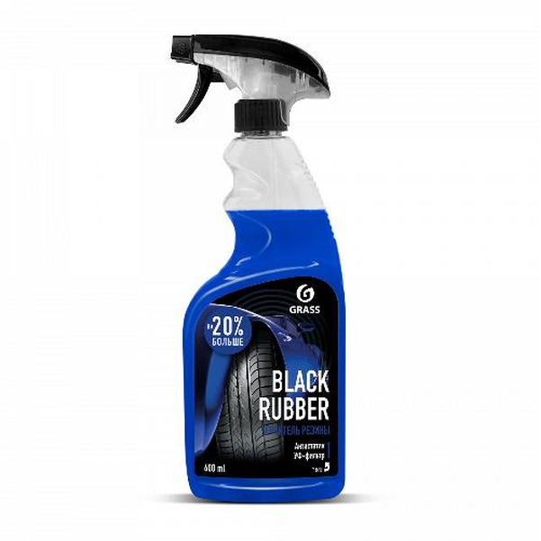 Чернитель-полироль шин Grass "BLACK RUBBER" 600 мл 110384