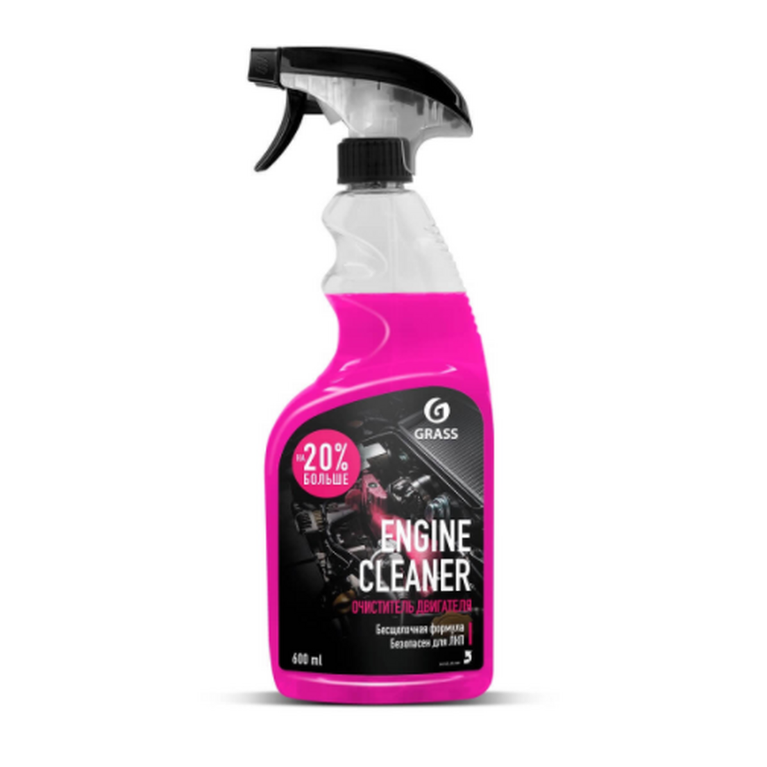 Очиститель двигателя GraSS Engine Cleaner 600 мл 110385 очиститель двигателя sintec dr active engine cleaner 500 мл