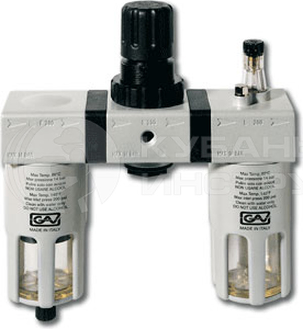 Фильтр GAV G-FRL-200 1/2"  регулятор давления, лубрикатор  13028
