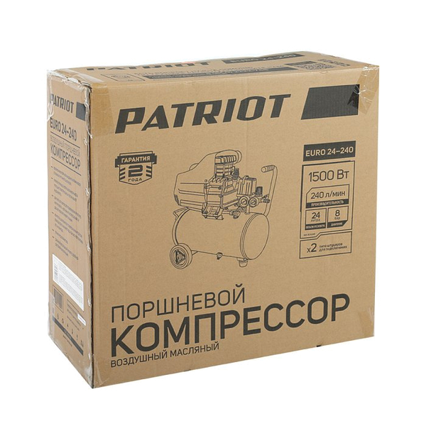 Компрессор Patriot Euro 24-240 525306365