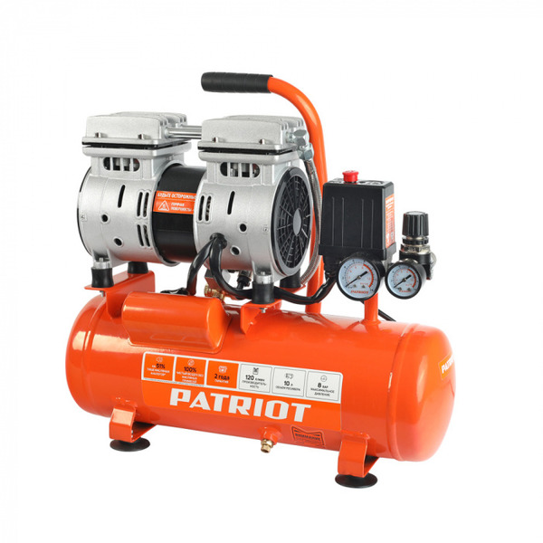 Компрессор Patriot WO 10-120 525306370 компрессор безмасляный patriot 525306370 wo 10 120 10 л 0 65 квт