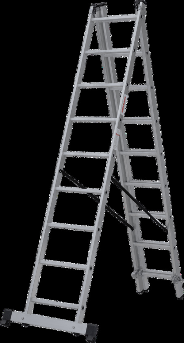 Лестница трехсекционная Новая высота NV100 3*9 1230309