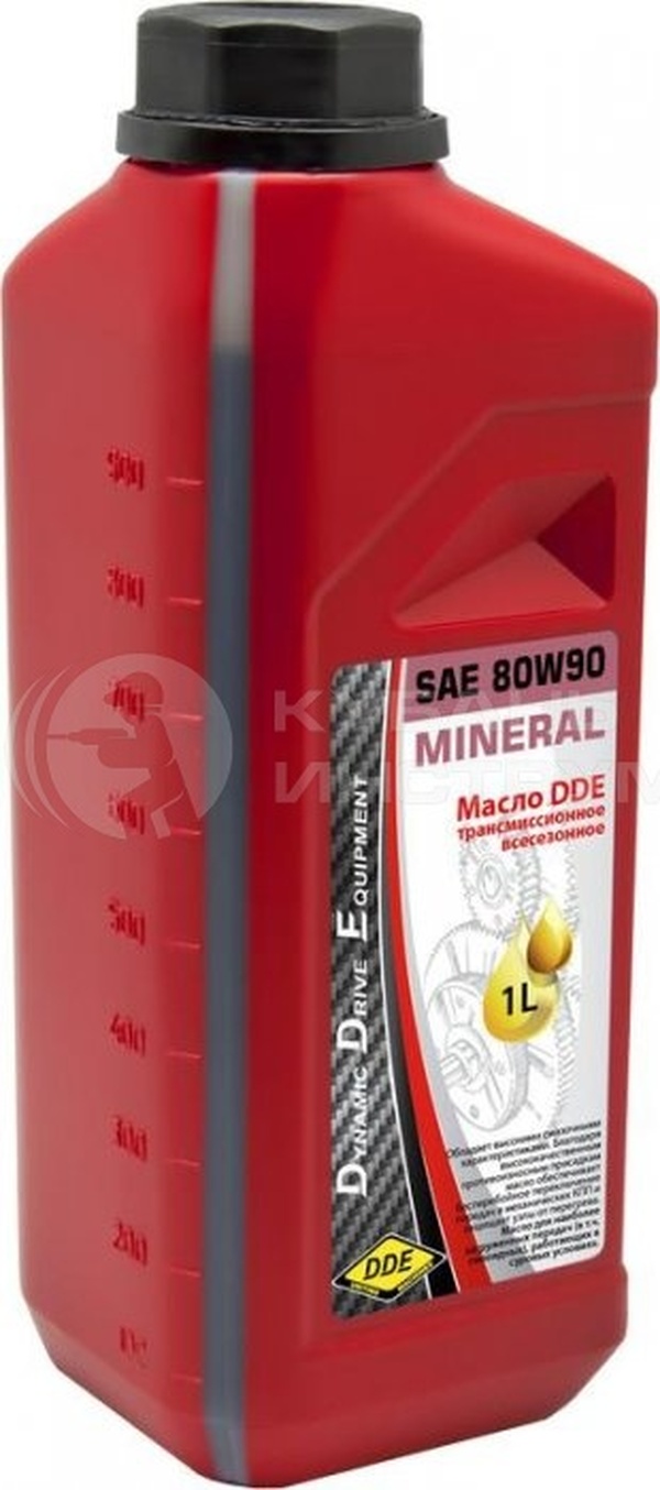 Масло трансмиссионное минеральное Практика DDE SAE 80W-90 1л M-SAE80W-90