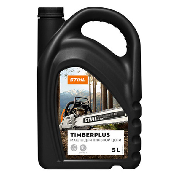 Масло Stihl для цепи TimberPlus 5л 7028-516-0001 масло для смазки шины и цепи stihl timberplus 1 литр