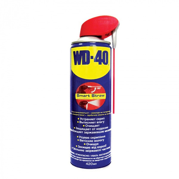 смазка wd 40 wd 40 100мл Универсальная смазка спрей WD-40 Smart Straw 420мл WD0002/2