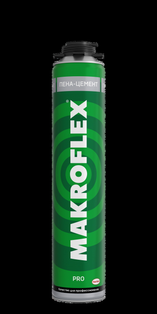 Пена-цемент профессиональная «Makroflex» ПРО (850мл;16шт) 2598453