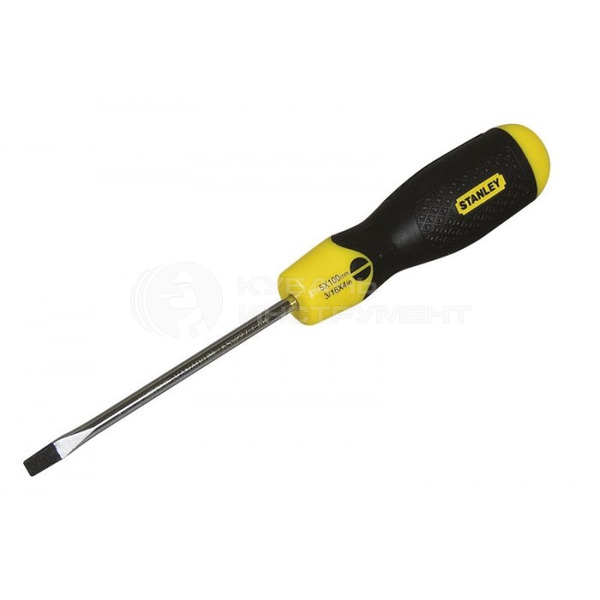 Отвертка Stanley Cushion Grip SL5*100мм 0-64-916 отвертка cushion grip прямой шлиц 10 х 200мм stanley 0 64 922