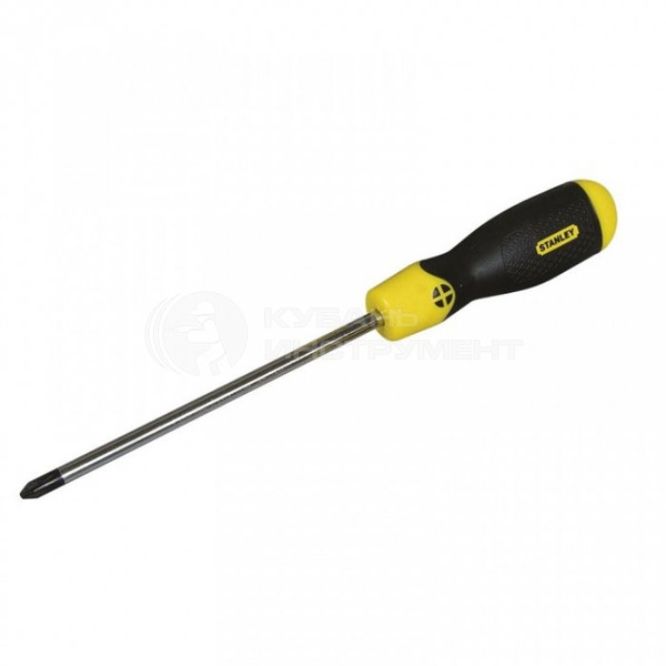 Отвертка Stanley Cushion Grip PZ2*100мм 0-64-974 stanley отвертка stanley cushion grip рн1 150мм 0 64 933