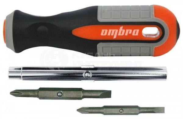 Отвертка наборная Ombra Round Grip 6в1 750106