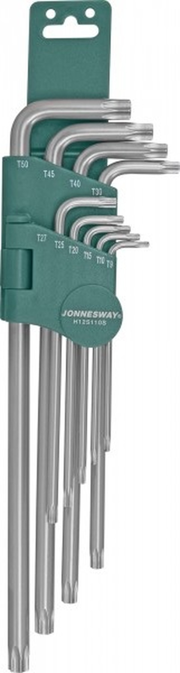 Набор ключей Torx Jonnesway длинных Т9-Т50 10шт H12S110S