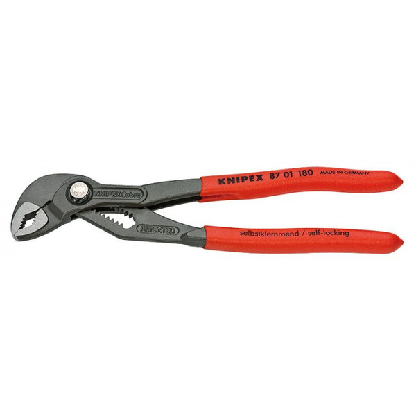 цена Клещи переставные Knipex Cobra 180мм пластик руч KN-8701180